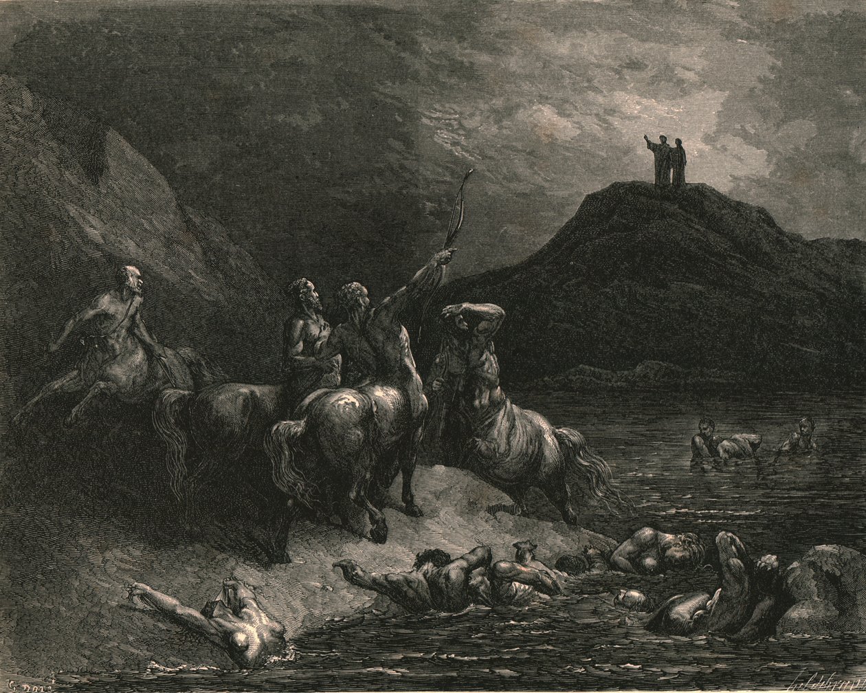 Yksi huusi kaukaa: Sano, mihin kipuun tulette tuomitsemaan, c1890. tekijältä Gustave Dore