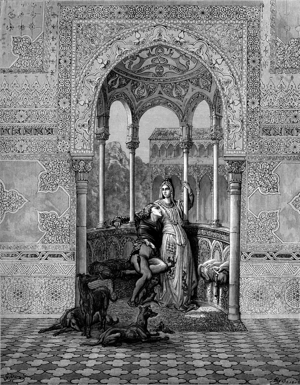 Orlando Furioso, Ludovico Ariosto tekijältä Gustave Dore