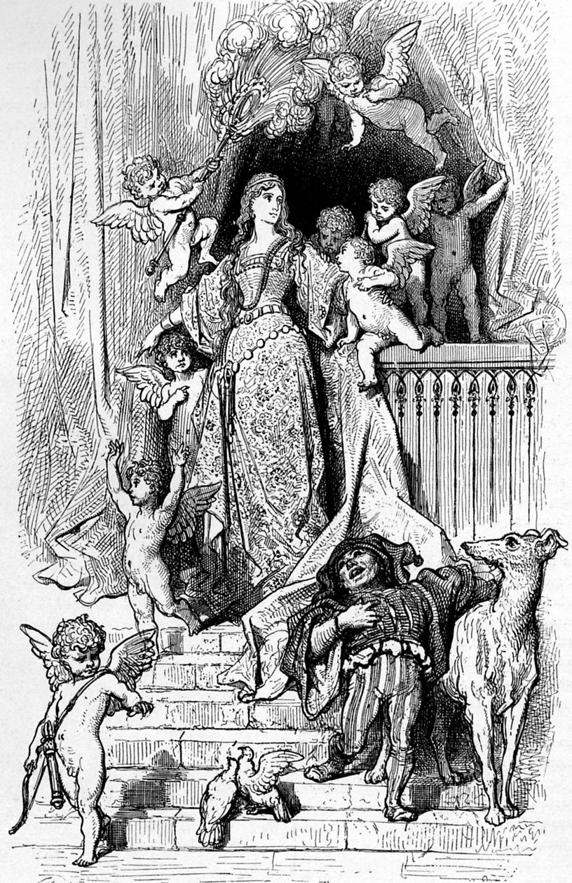 Ludovico Arioston Orlando Furioso tekijältä Gustave Dore