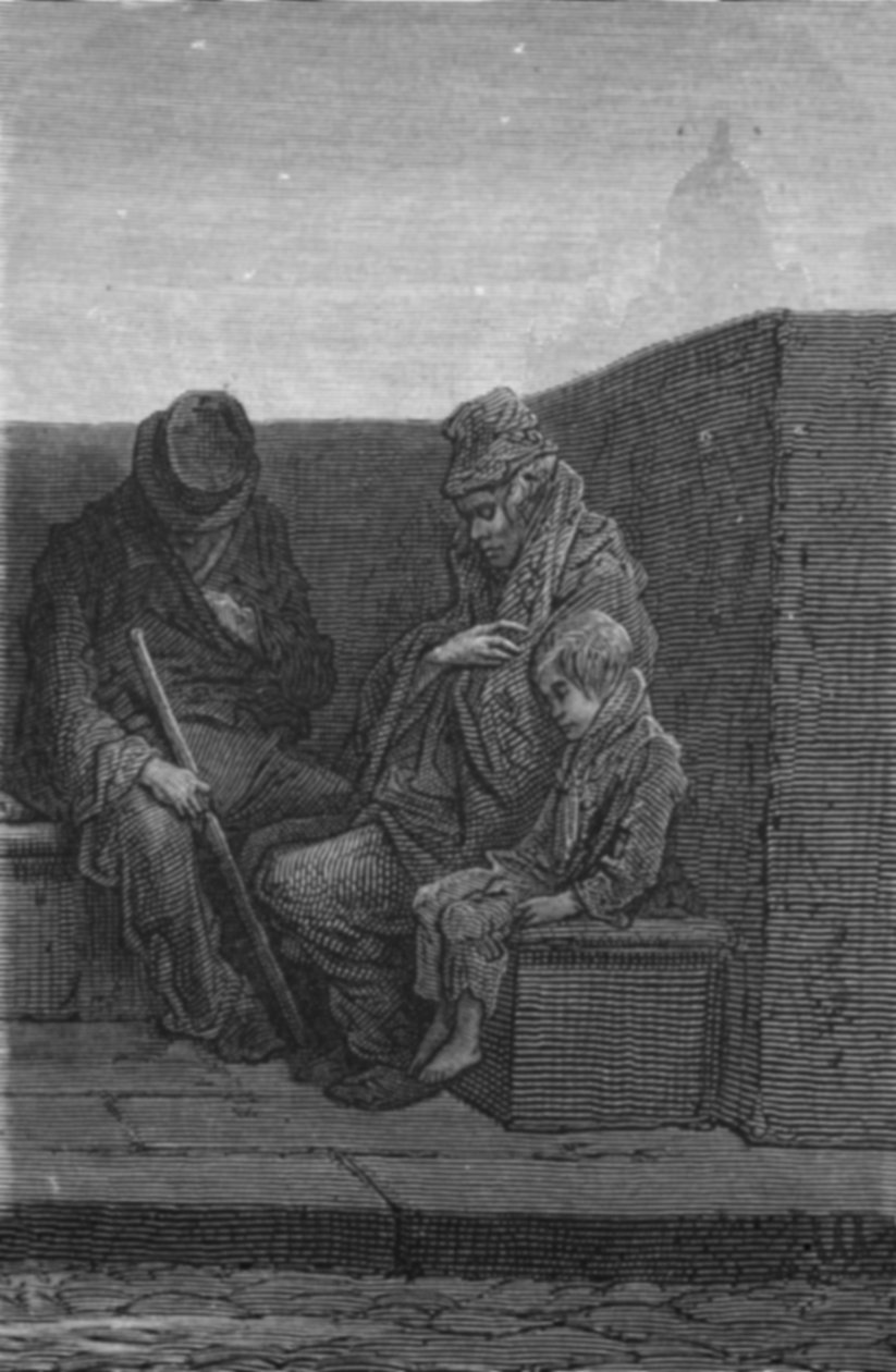 "Penny Gaff Frequenters", 1872. tekijältä Gustave Dore
