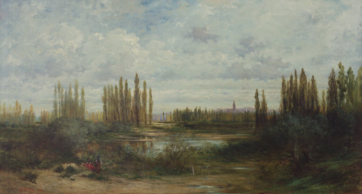 Lammet lähellä Strasbourgia tekijältä Gustave Dore