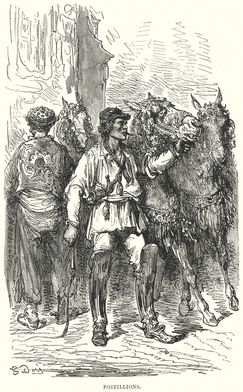 Postillions (kaiverrus) tekijältä Gustave Dore