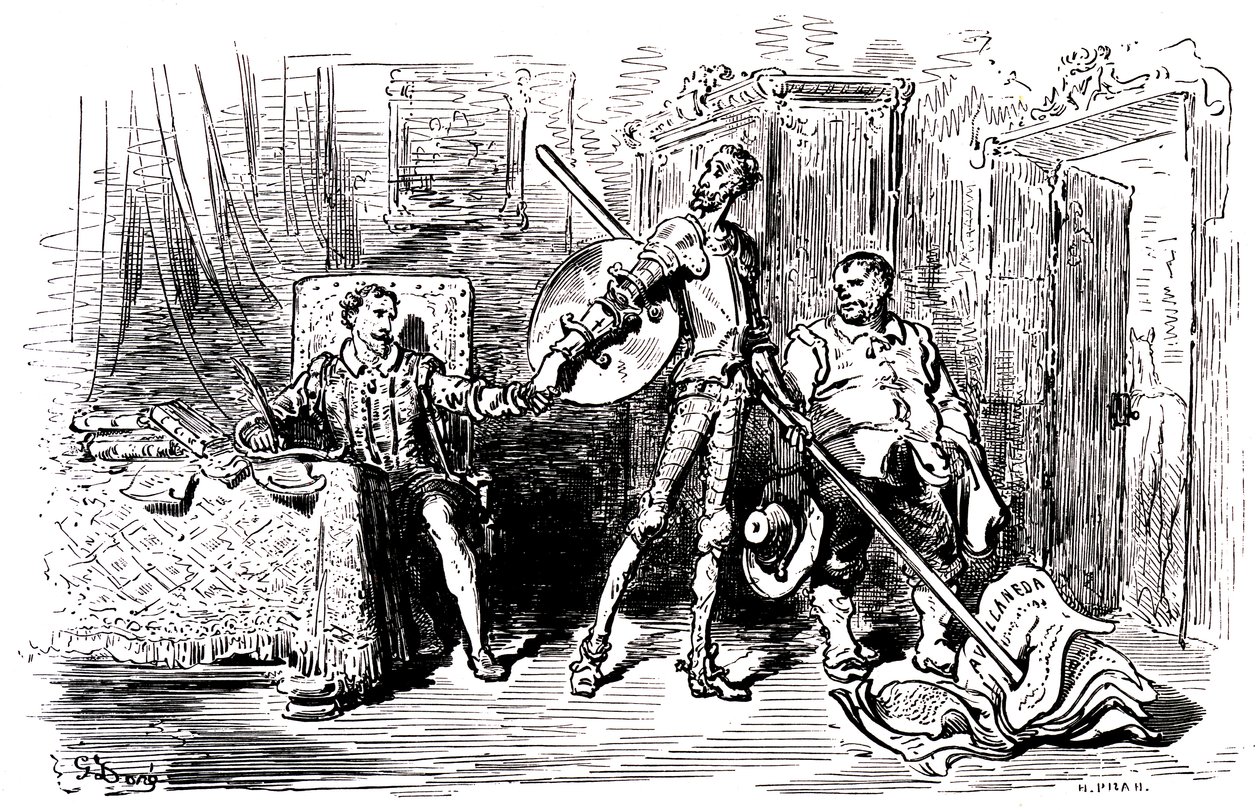 Prologi Don Quijoten seikkailuihin tekijältä Gustave Dore