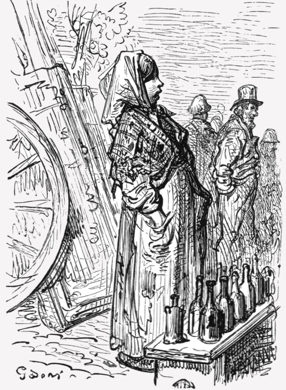 "Virvokkeita matkalla", 1872. tekijältä Gustave Dore