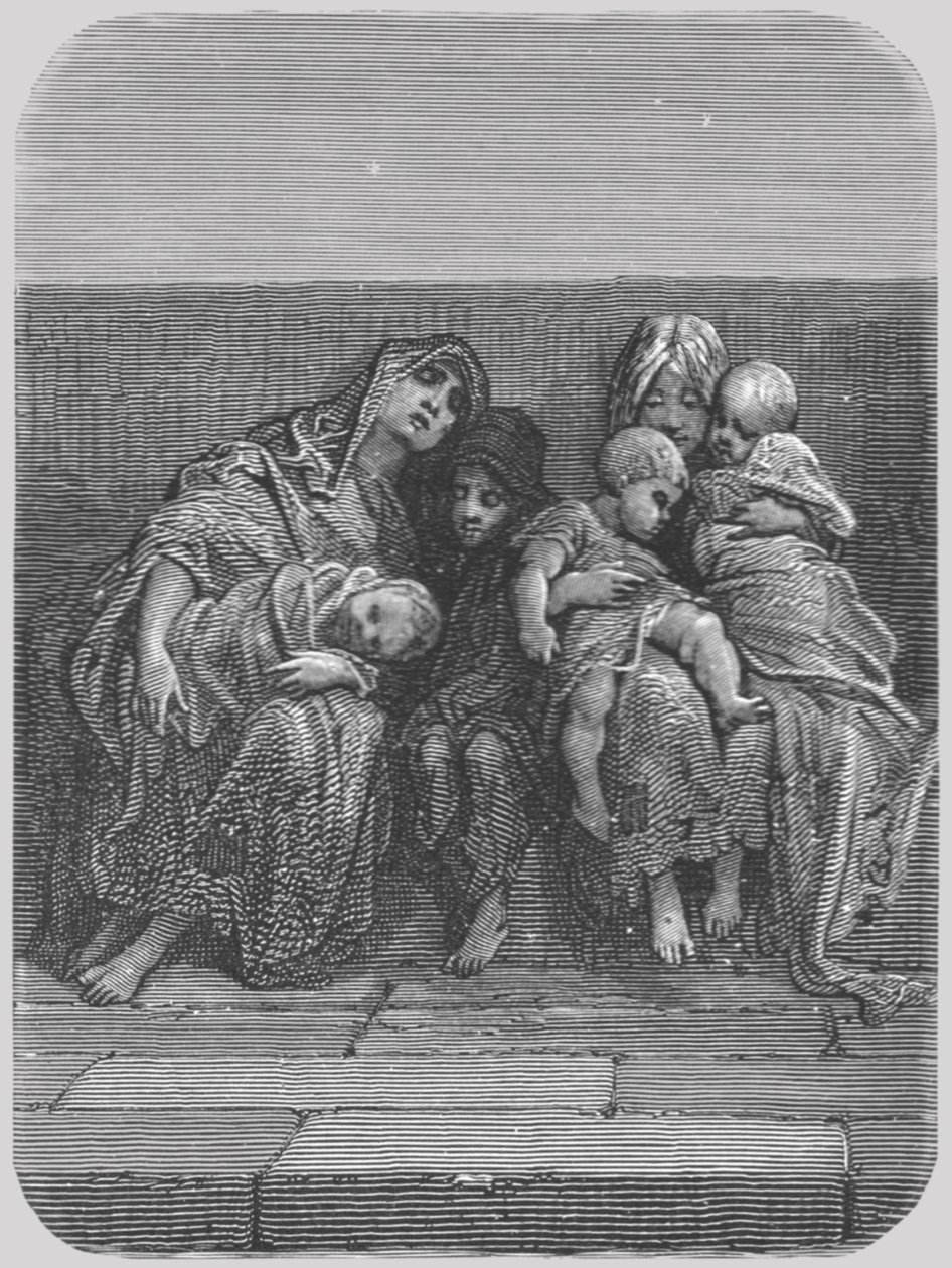 "Lepää sillalla", 1872. tekijältä Gustave Dore