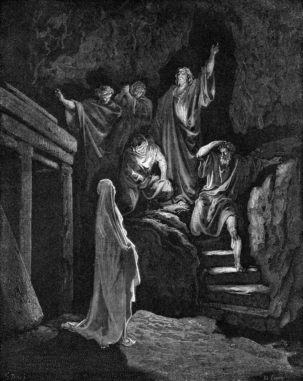 Lasaruksen ylösnousemus tekijältä Gustave Dore