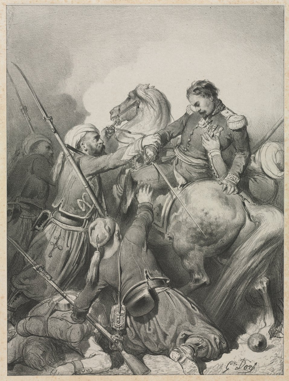 Sardinian upseeri. tekijältä Gustave Dore