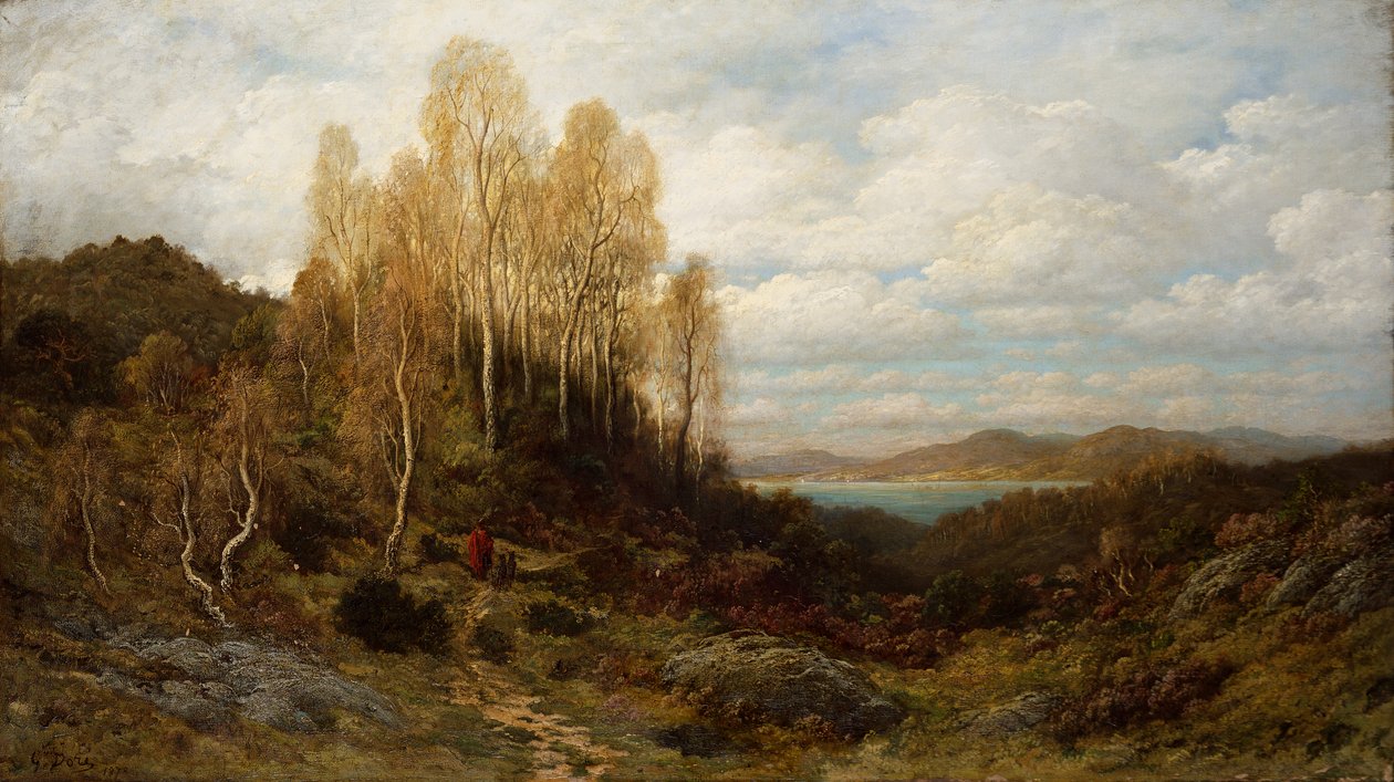Skotlannin maisema tekijältä Gustave Dore