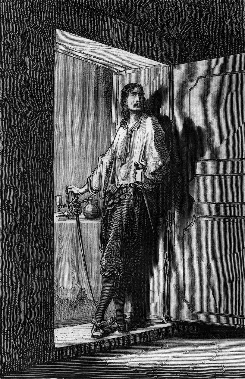 Sigognac, Gustave Doren kuvitus TheophileGautierin kirjasta Captain Fracasse, Gustave Dore. tekijältä Gustave Dore