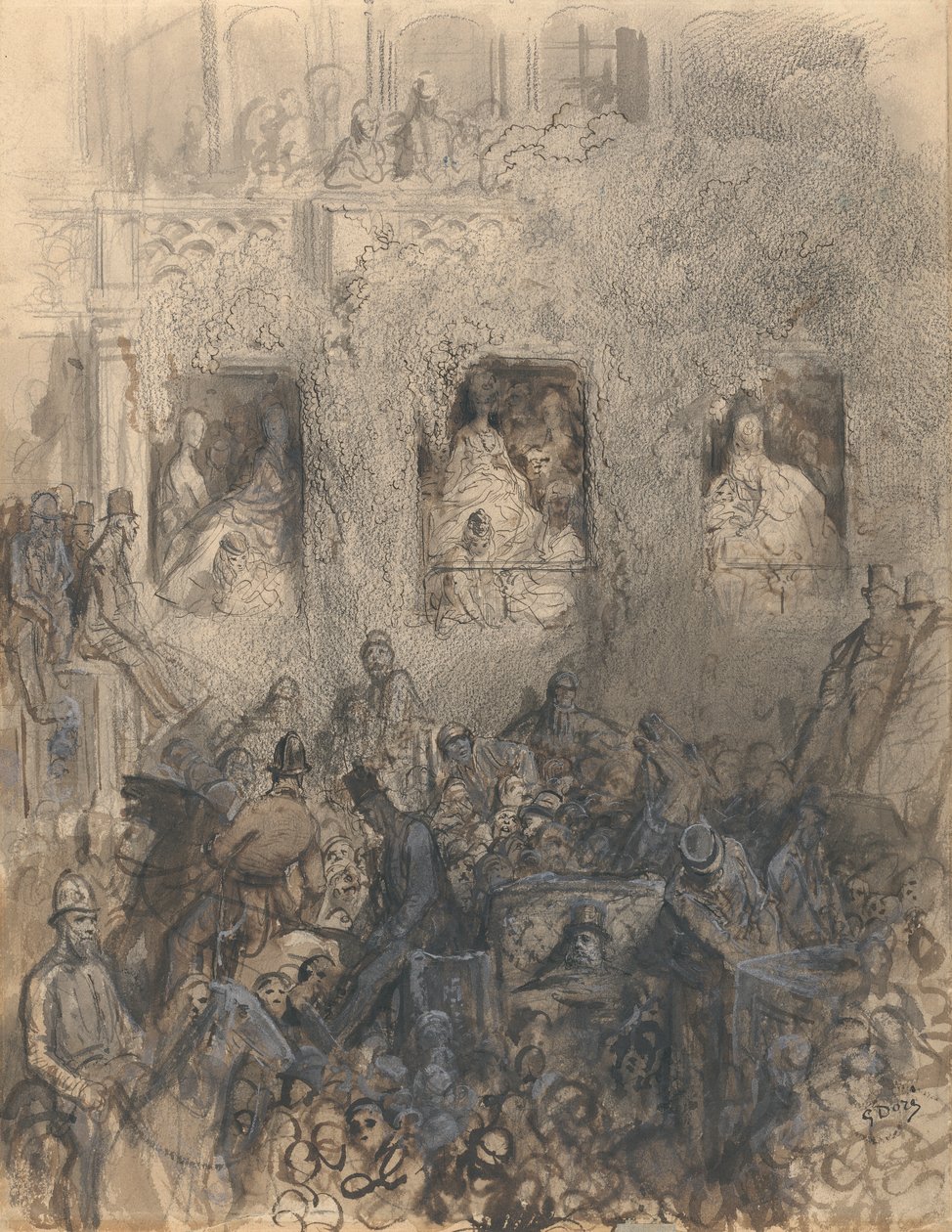 Opiskele korttelia tiellä tekijältä Gustave Dore