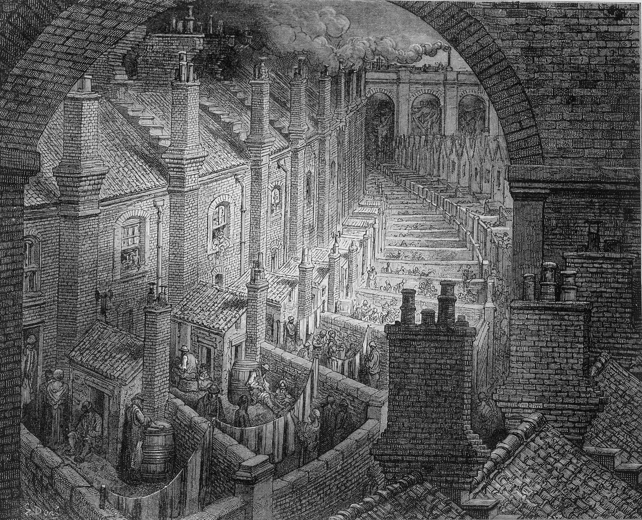 Lontoon takakurssit – Gustave Doren ”” Lontoossa”. tekijältä Gustave Dore
