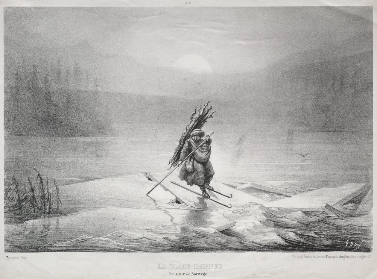 Breaking Ice, Norjan matkamuisto tekijältä Gustave Dore