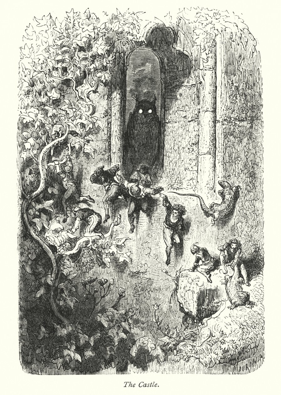 Linna (kaiverrus) tekijältä Gustave Dore