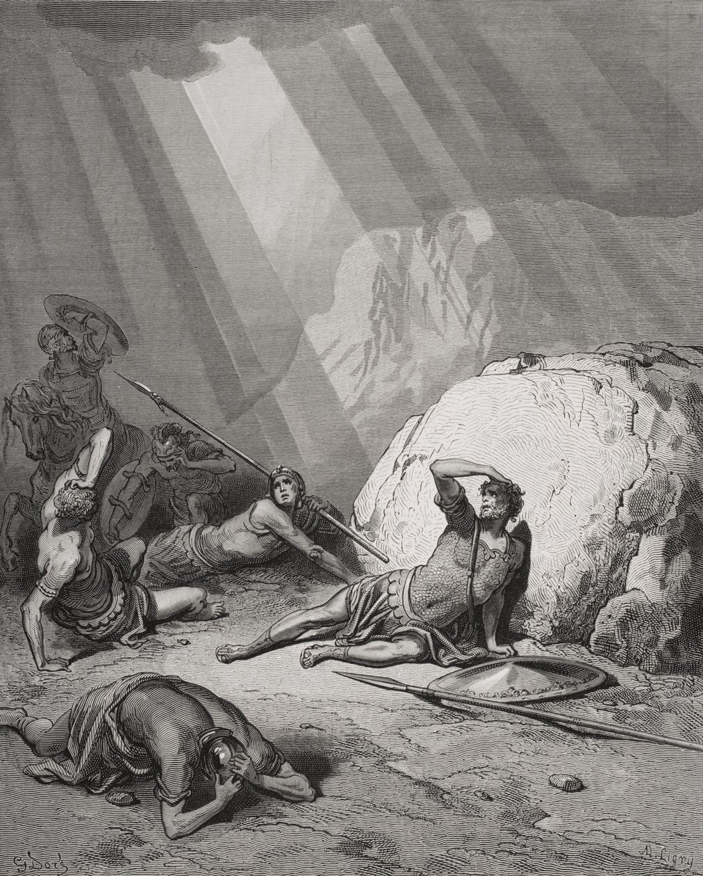 Pyhän Paavalin kääntyminen, Apostolien teot 9:1-6, esimerkki Doren 