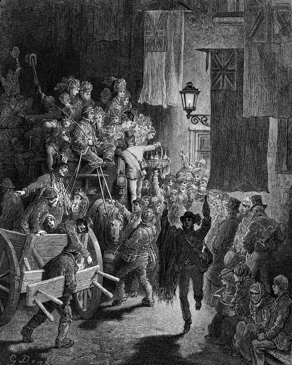 The Derby - Paluu kotiin, Gustave Doré tekijältä Gustave Dore