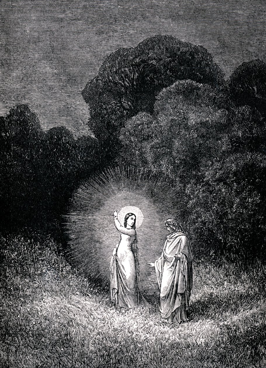Jumalallisen komedian helvetti tekijältä Gustave Dore