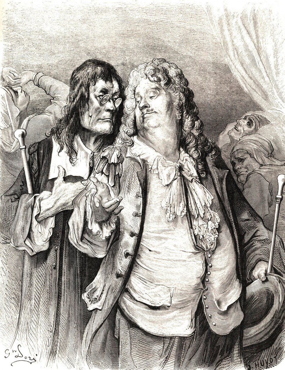 Lääkärit, 1800-luku. tekijältä Gustave Dore
