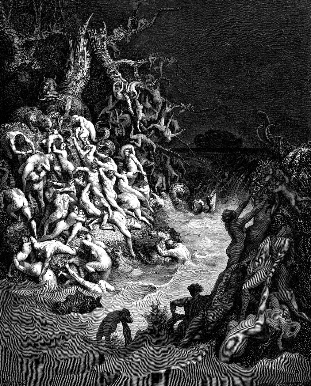 Vedenpaisumus, 1866 tekijältä Gustave Dore
