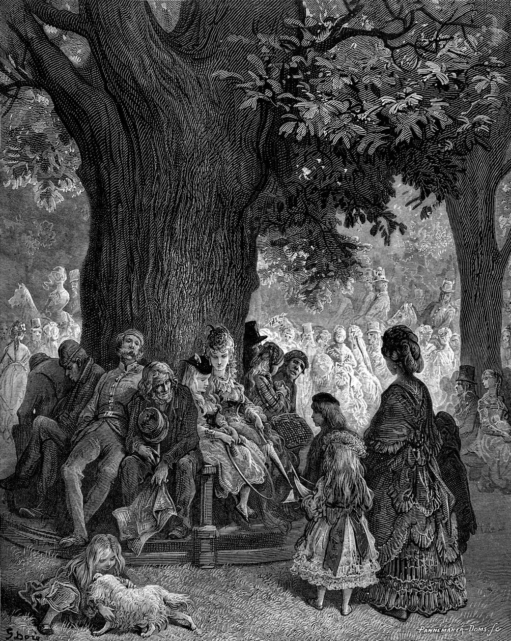 Gustave Doré: Suuri puu - Kensington Gardens tekijältä Gustave Dore