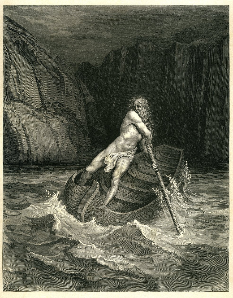 Dante Alighierin helvetti (jumalallinen komedia) tekijältä Gustave Dore