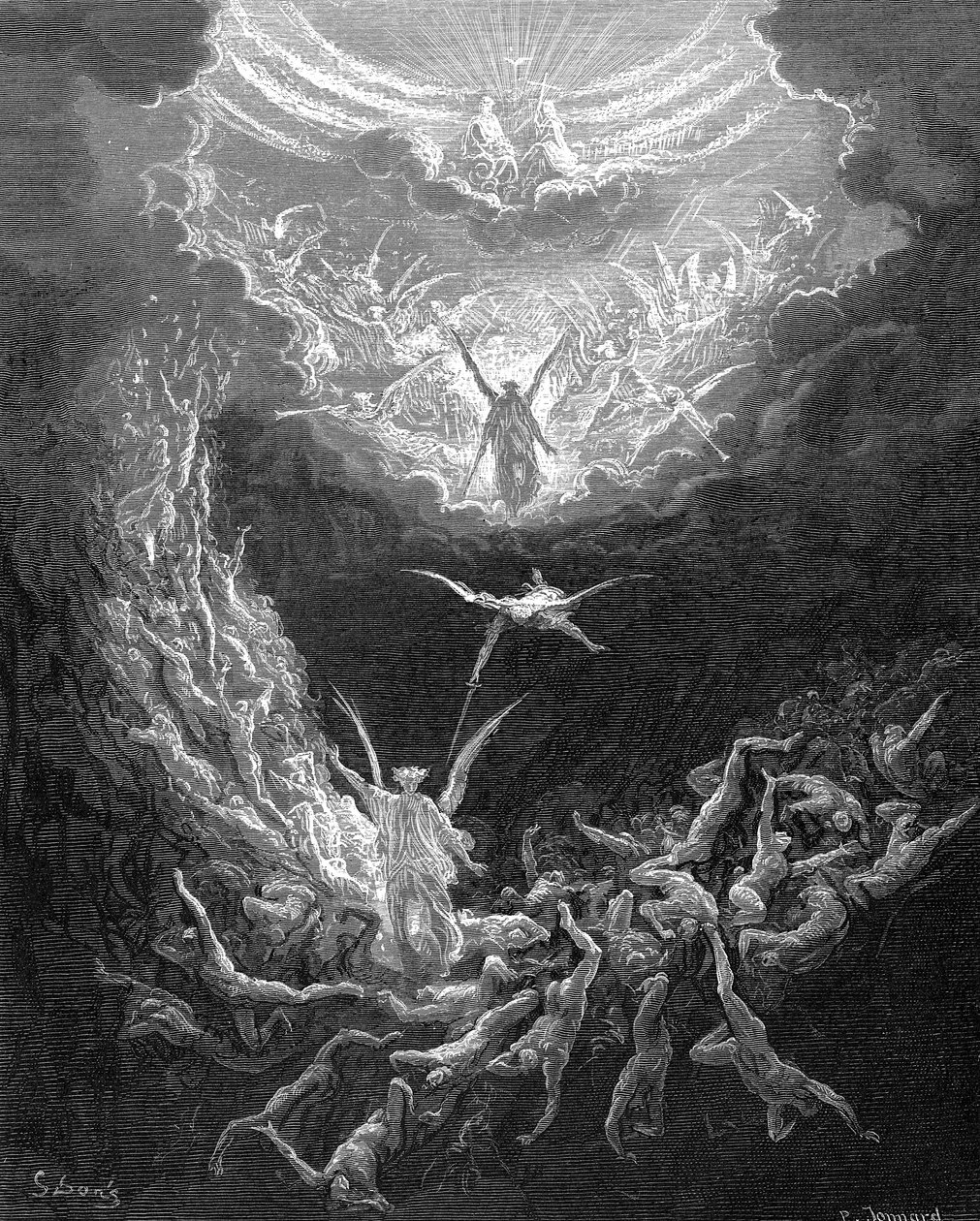 Viimeinen tuomio, 1865-1866 tekijältä Gustave Dore
