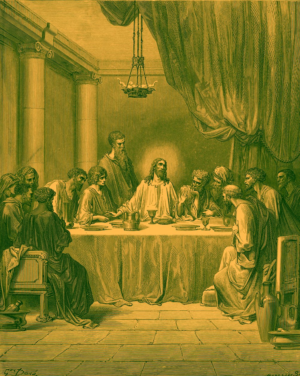 Viimeinen ehtoollinen - Raamattu tekijältä Gustave Dore
