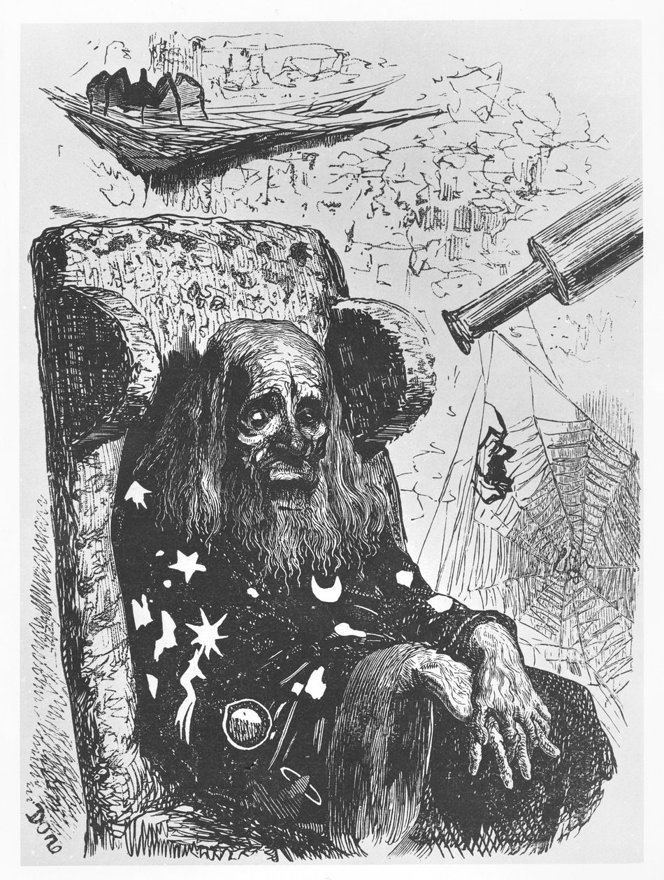 Astrologi Herr Trippa, kuvitus François Rabelais