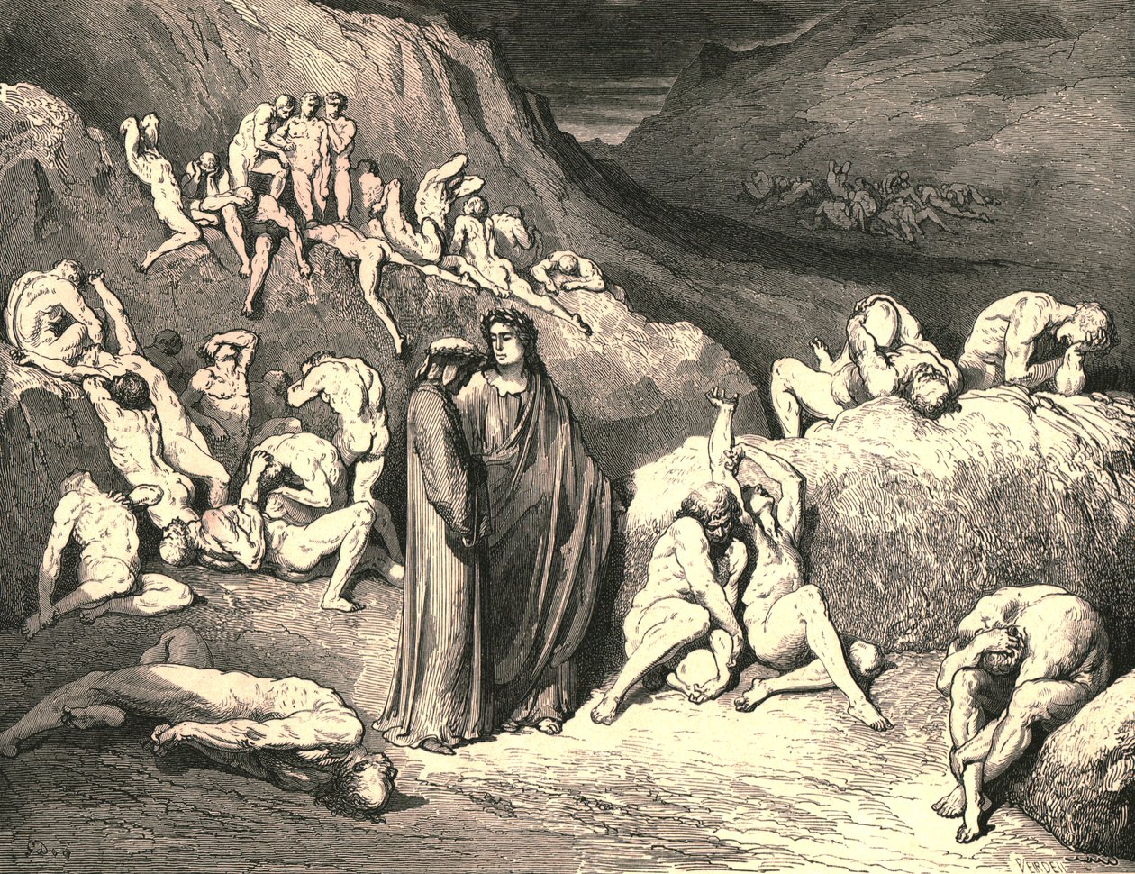 Kuori on vedetty alta hiutaleiksi, v. 1890. tekijältä Gustave Dore