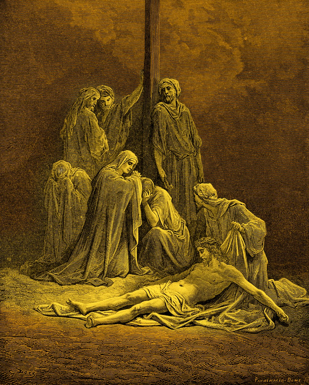 Kuollut Kristus - Raamattu tekijältä Gustave Dore