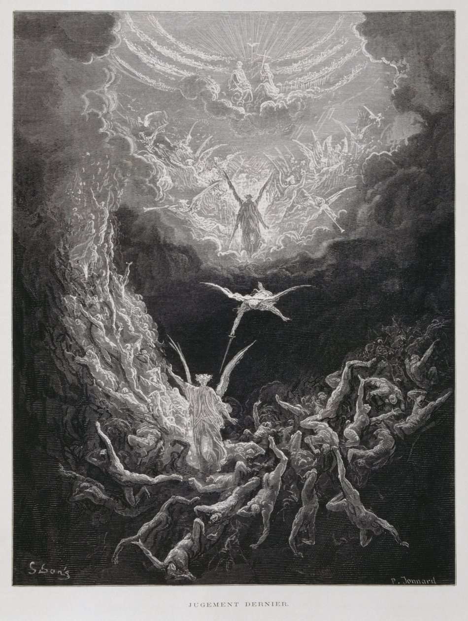 Viimeinen tuomio, kuva Doren Raamatusta tekijältä Gustave Dore