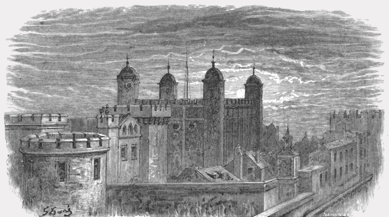 Lontoon torni, 1872. tekijältä Gustave Dore