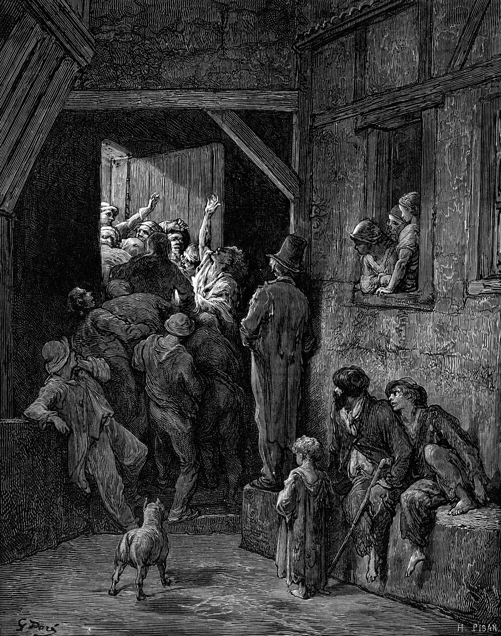 Anna hänet esiin, Gustave Dorén Ratcliff tekijältä Gustave Dore