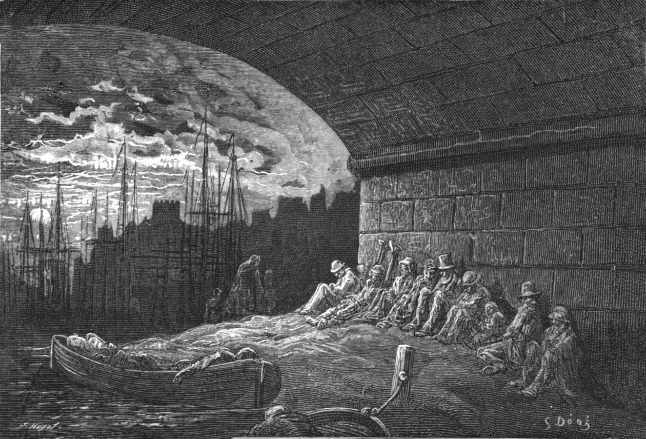 Kaarien alla, 1872. tekijältä Gustave Dore