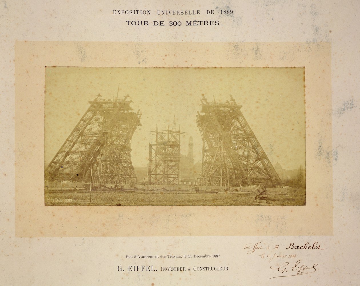 Eiffel-tornin rakentaminen tekijältä Gustave Eiffel