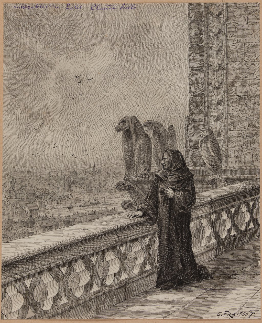 Claude Frollo. tekijältä Gustave Fraipont