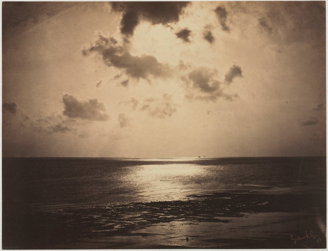 Auringon vaikutus, Normandia tekijältä Gustave Le Gray