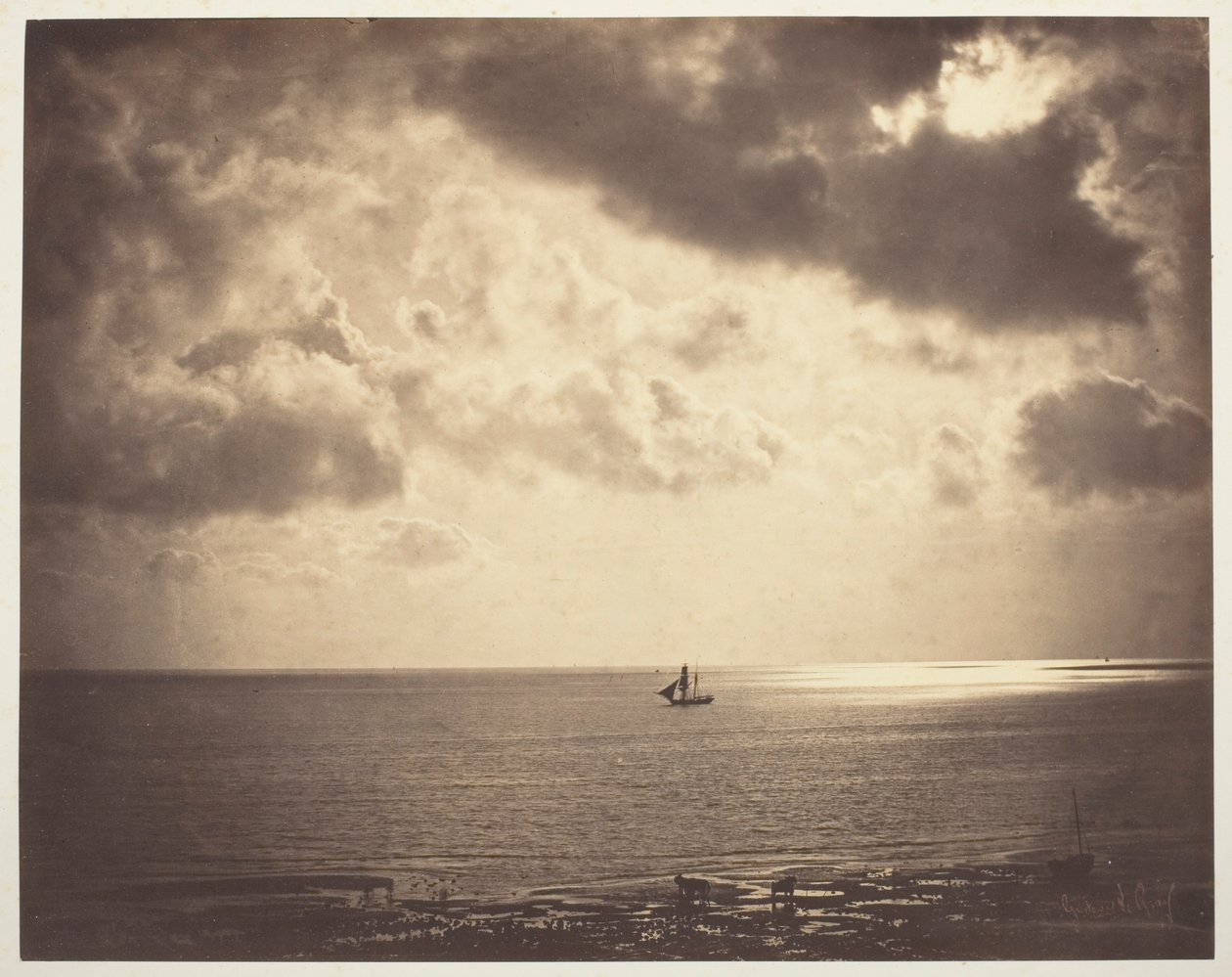 Brig on the Water tekijältä Gustave Le Gray