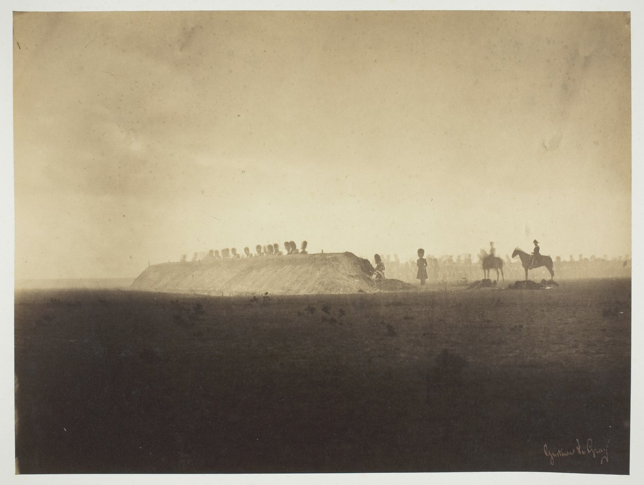 Chalons Campment: Manööverit 3. lokakuuta tekijältä Gustave Le Gray