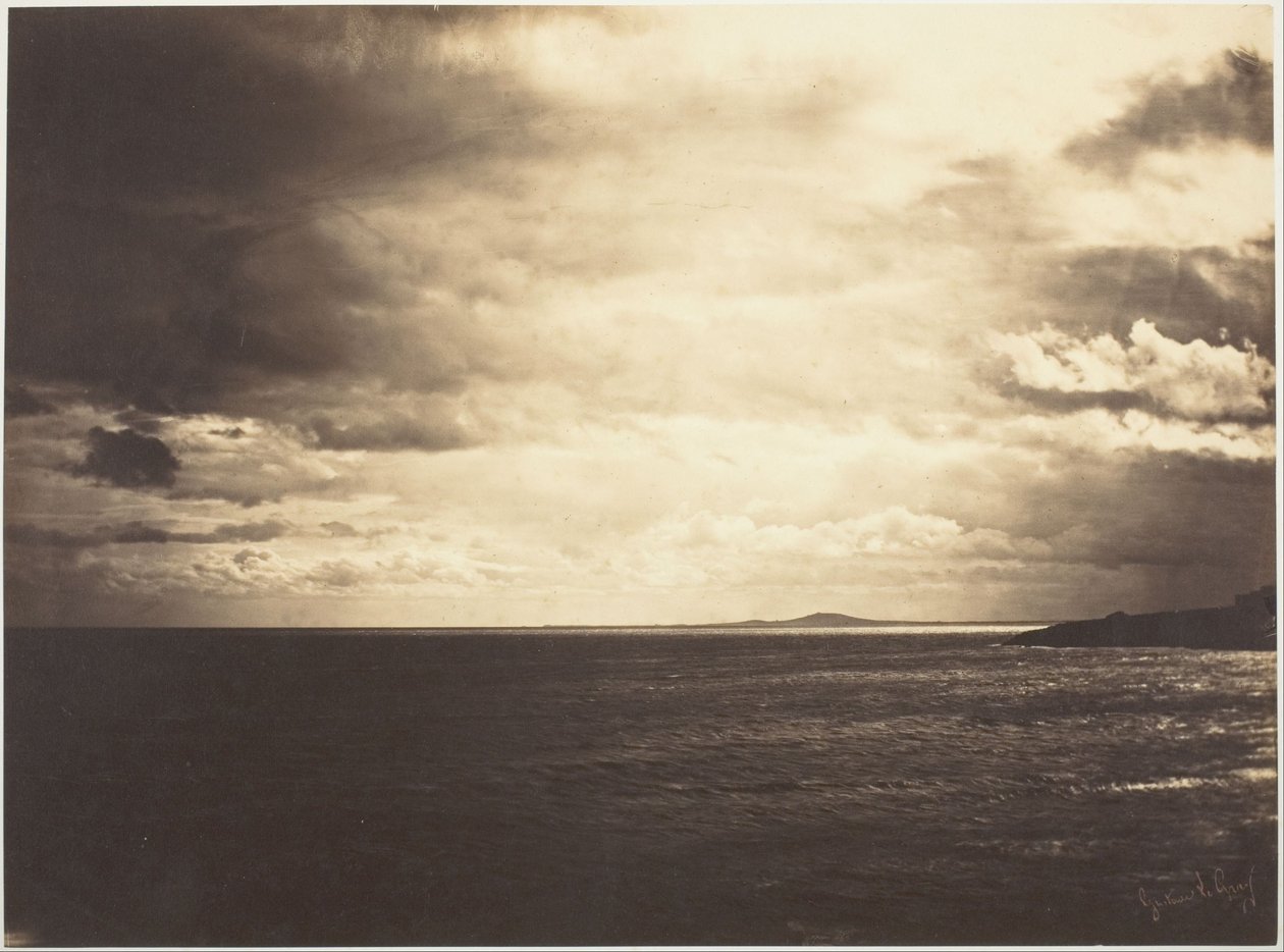 Pilvinen taivas, Välimeri tekijältä Gustave Le Gray
