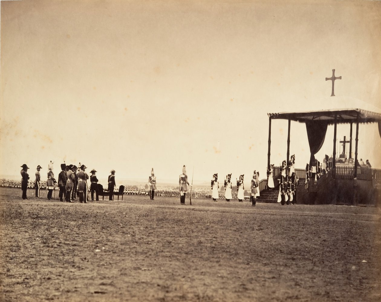 Messu Camp de Châlonsissa, 1857. tekijältä Gustave Le Gray