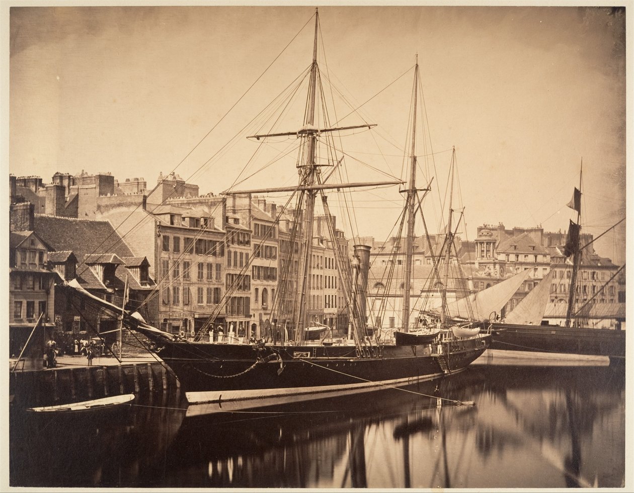 La Reine Hortense - Keisarin huvivene, Havre tekijältä Gustave Le Gray