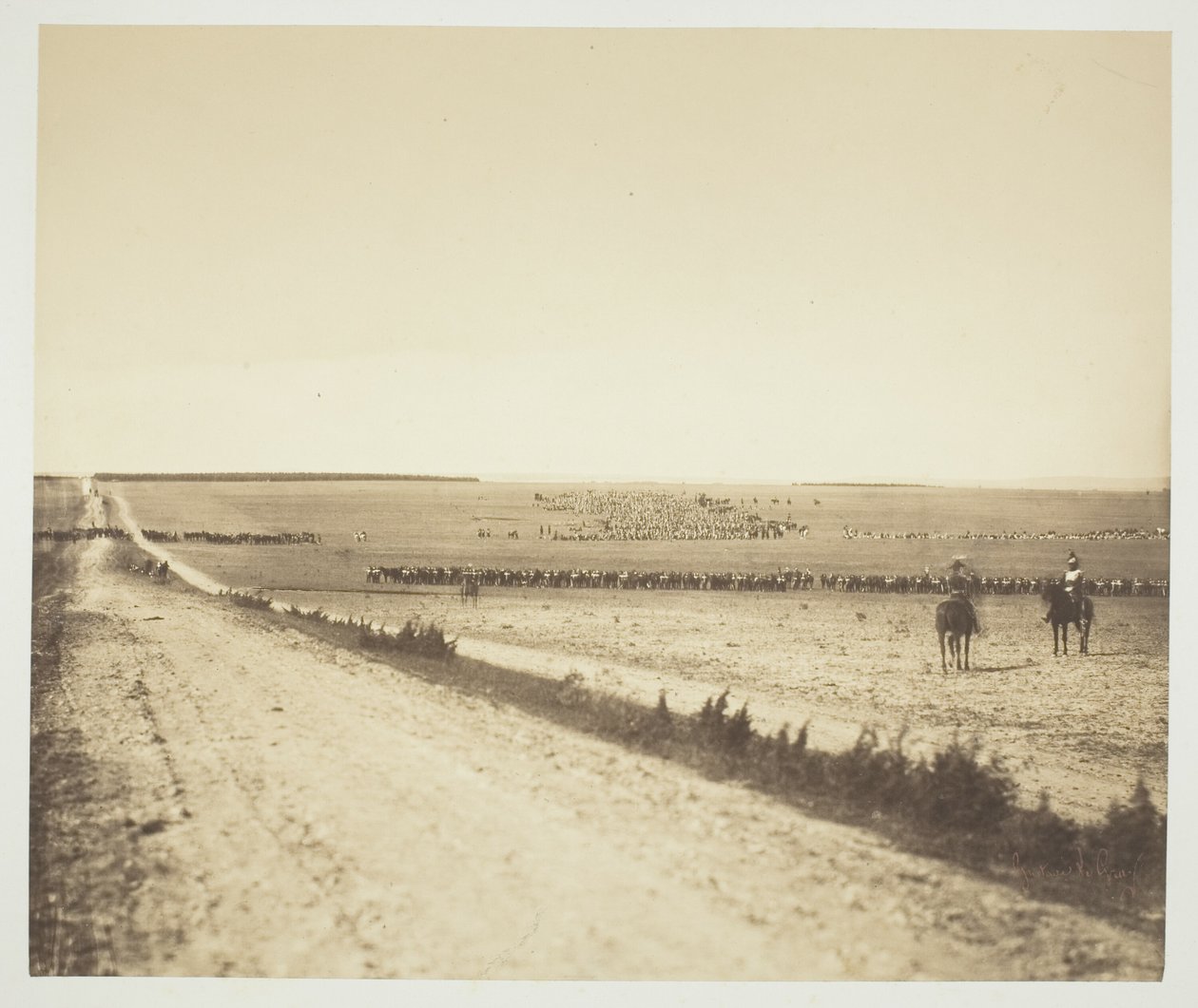 Liikkeet, Chalons Camp tekijältä Gustave Le Gray