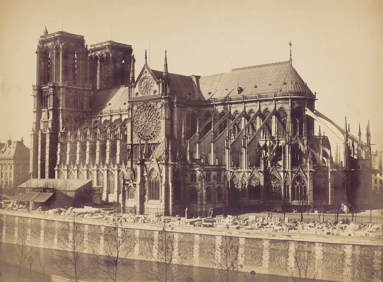 Notre-Dame de Paris katedraali tekijältä Gustave Le Gray