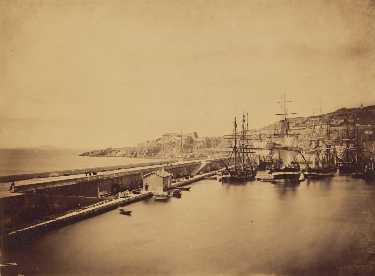 [Laivat satamassa, Sete] tekijältä Gustave Le Gray