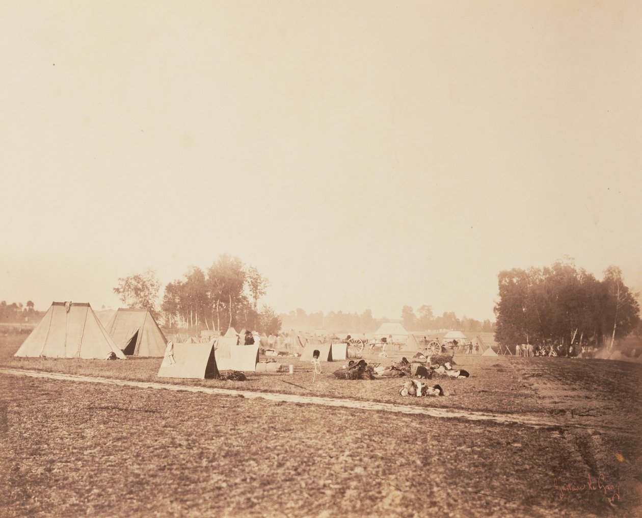 Bivouac tekijältä Gustave Le Gray