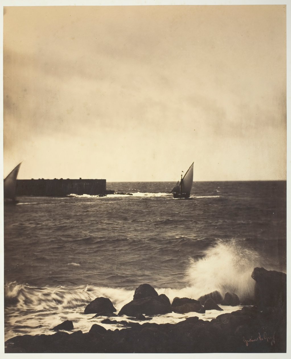 Breaking Wave, 1857. tekijältä Gustave Le Gray