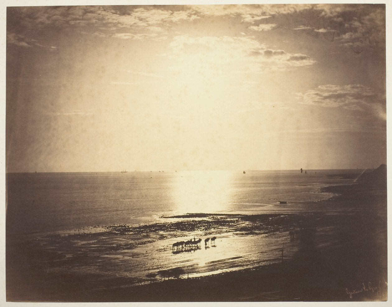 Haloed Sun tekijältä Gustave Le Gray