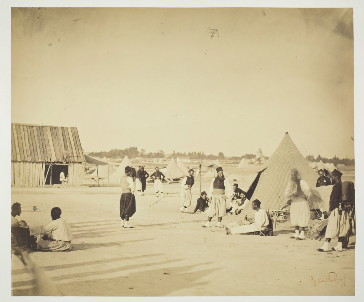 Nimetön Zouaves, 1857. tekijältä Gustave Le Gray