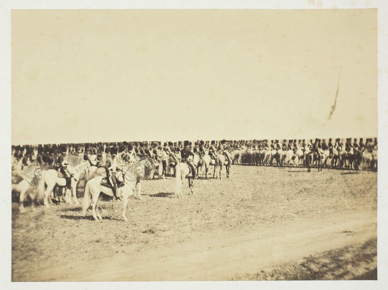 Nimetön [ratsuväki], 1857. tekijältä Gustave Le Gray