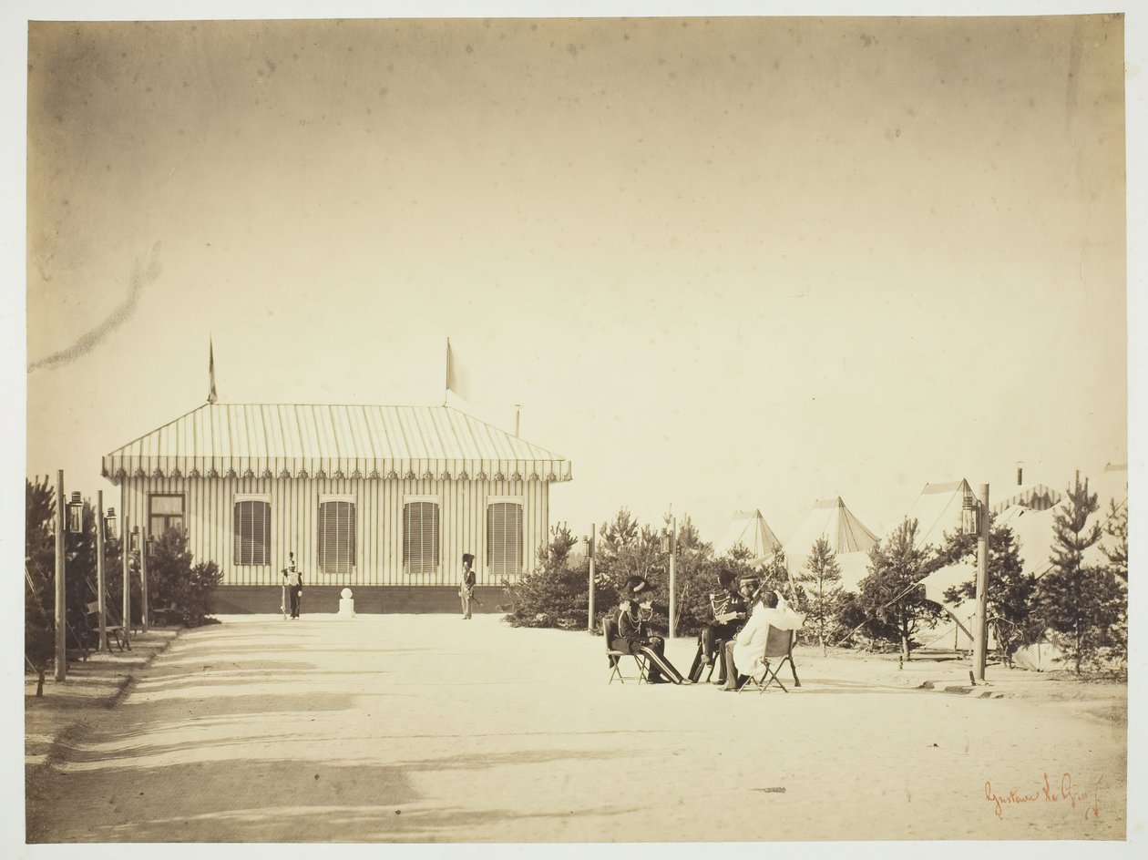 Nimetön [upseerit], 1857. tekijältä Gustave Le Gray